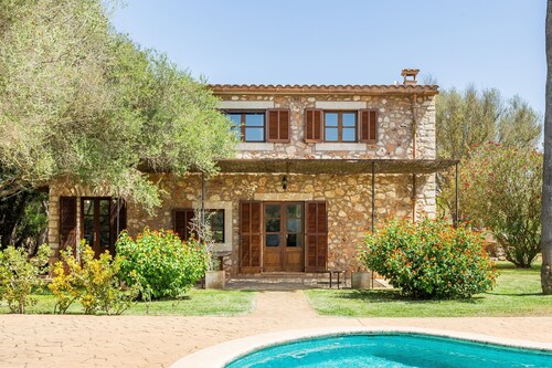 Country Home "Mirabo Ramonet" with Mountain View, Wi-Fi, Pool, Garden & Terrace