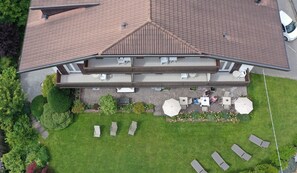 Outdoor dining - Lovingly Furnished Apartment with Balcony and Stunning Mountain Views at Residence Margreth (Marling)