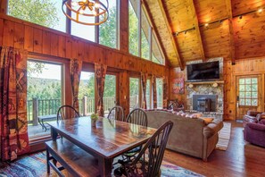 Interior - Sam-O-Set Lodge | Lakeside Retreat w/ Hot Tub, Dock, and Fire Pit (Rangeley)