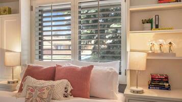 4 bedrooms, iron/ironing board, travel crib, WiFi