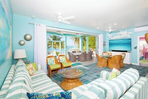 Téléviseur à écran plat, imprimante