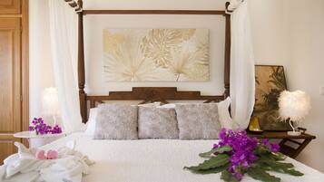 4 dormitorios, tabla de planchar con plancha, cuna de viaje