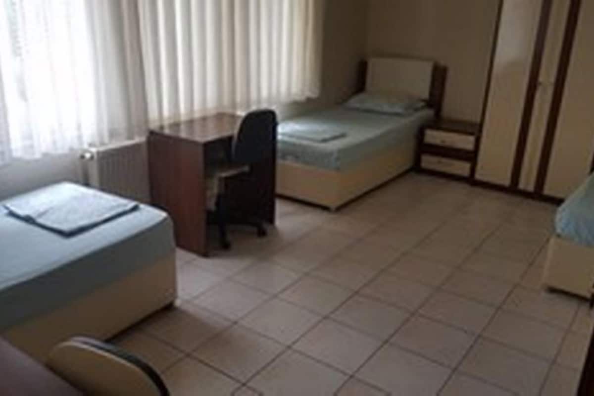 Shared Dormitory (Triple) | Desk, laptop workspace, iron/ironing board (on request), WiFi (free)