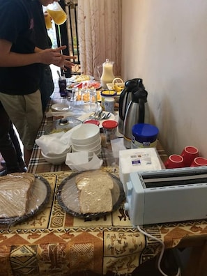 Petit déjeuner continental compris tous les jours