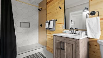 Shower, towels