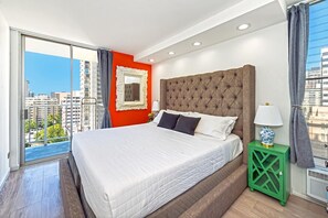 2 soverom, strykejern/-brett, reiseseng for barn og wi-fi (inkludert)