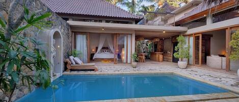 Indoor pool, a heated pool