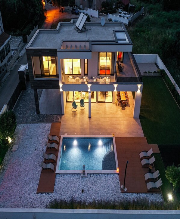 Piscine chauffée
