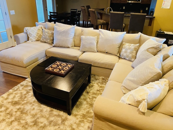 Smart TV, video games, DVD player, table tennis