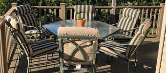 Black Lake sunset waterfront home 78' private sandy beach on prestine Black Lake