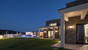 Luxury-Suite, Poolzugang, Meerblick | Ausblick vom Zimmer