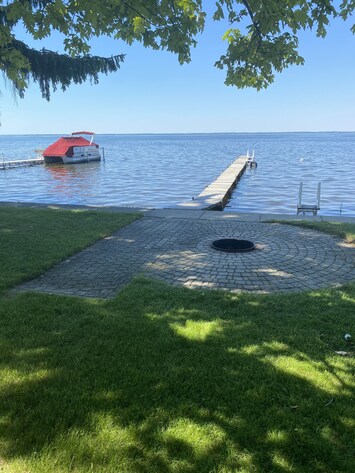 Firepit on the lake