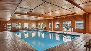 Indoor pool, a heated pool