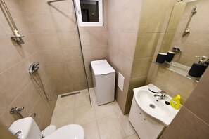 Appartement | Salle de bain | Douche, serviettes fournies
