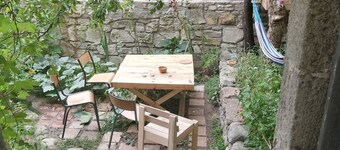 A large house, close to the river, to accommodate all the children!