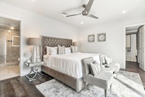 2 bedrooms, iron/ironing board, travel cot, WiFi