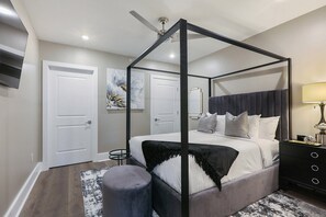 2 bedrooms, iron/ironing board, travel crib, WiFi