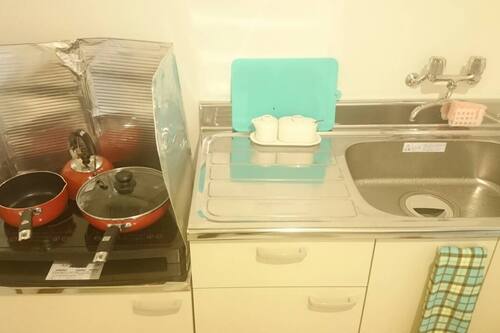 Appartement, 2 chambres, non-fumeur | Cuisinette privée | Réfrigérateur, four à micro-ondes, surface de cuisson