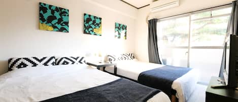 2 chambres, Wi-Fi gratuit, draps fournis