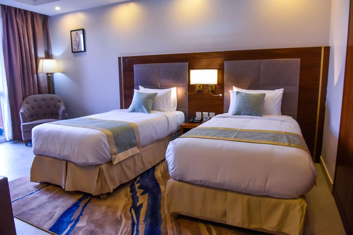 hypo-allergenic bedding, minibar, in-room safe, individually furnished