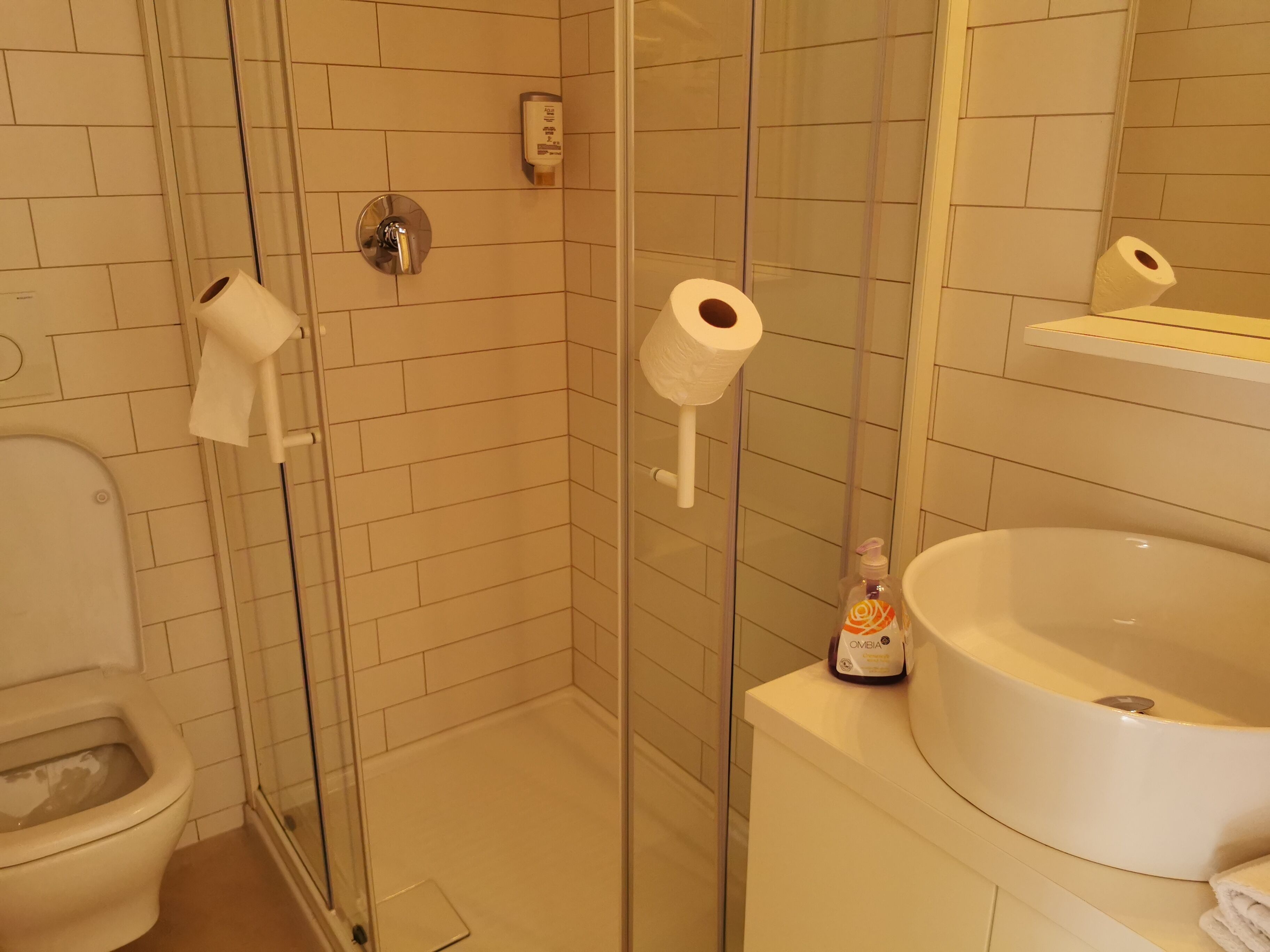 Apartment, 1 Bedroom | Bathroom | Shower, free toiletries, hair dryer, towels
