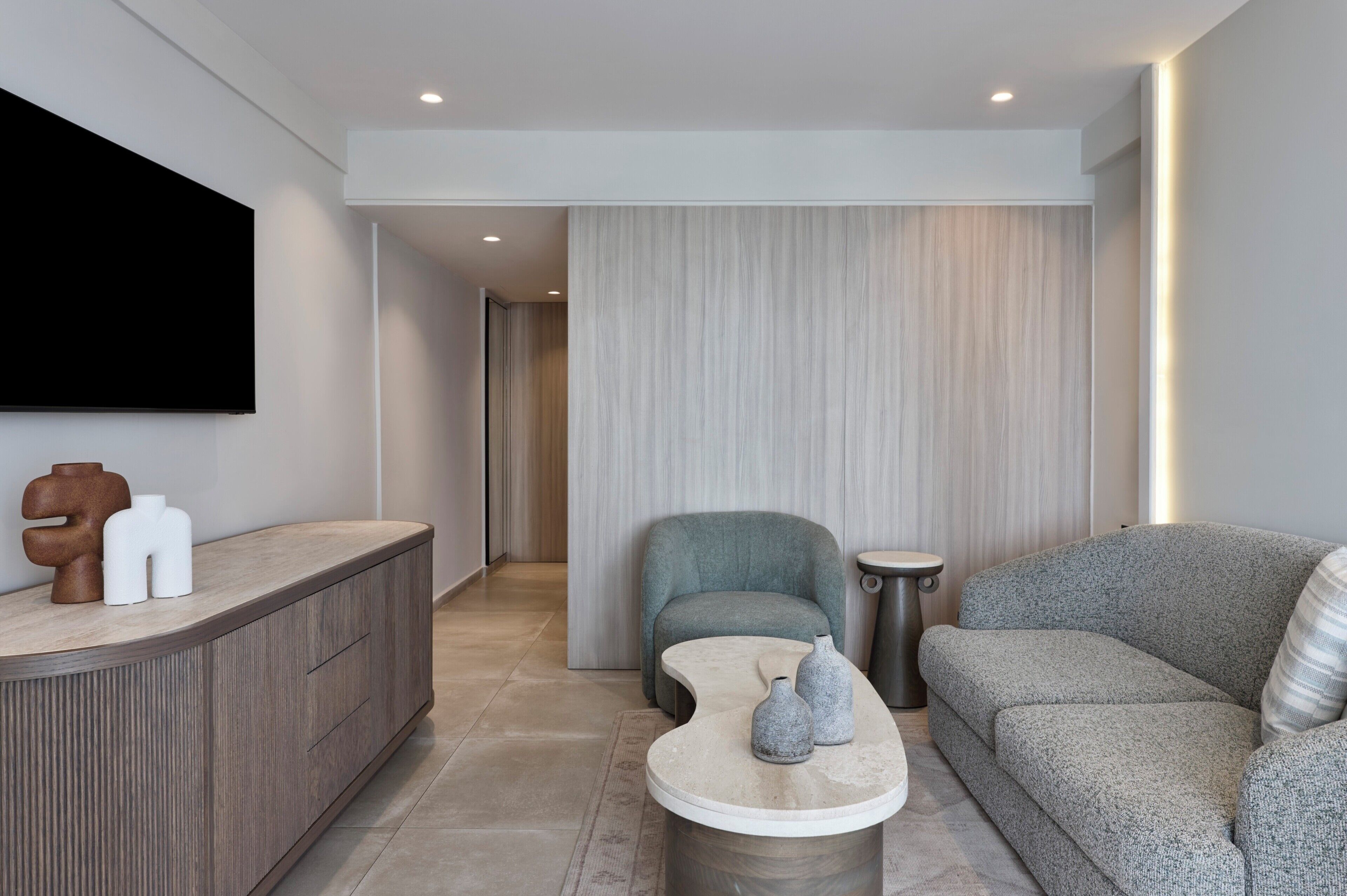 Luxury Suite Swim Up Sea View | Caja de seguridad en la habitación, escritorio y insonorización 