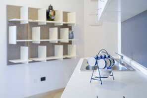 Apartment, 1 Bedroom | Private kitchen | Full-sized fridge, oven, stovetop, dishwasher - Viserbella Cozy Apartment (Rimini)