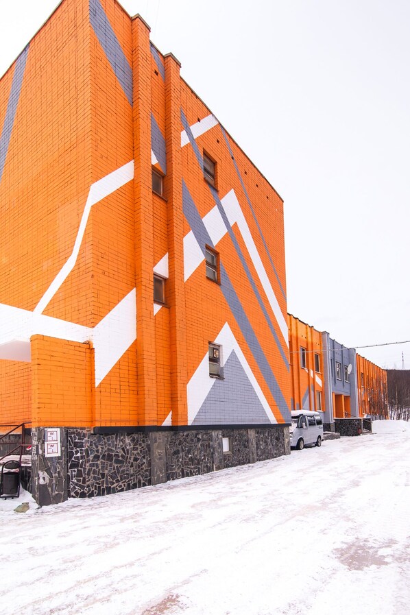 Overnatningsstedets facade