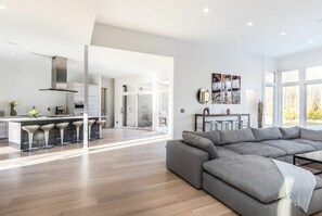TV, fireplace, stereo