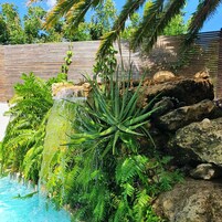 Outdoor pool, open 9:00 AM to 10:00 PM, pool umbrellas, sun loungers