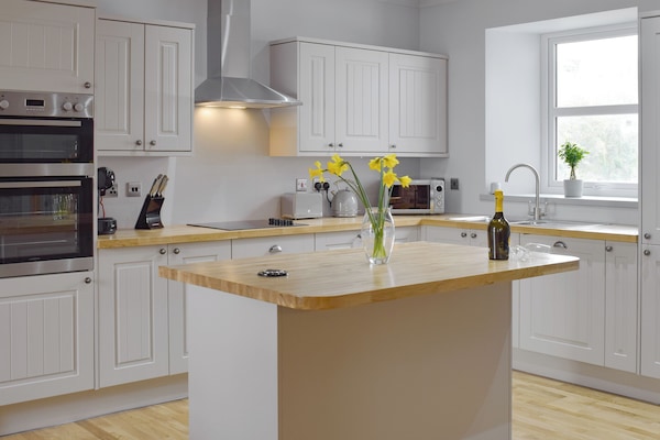 Modern, well equipped kitchen area | The School House, New Luce, near Newton Stewart