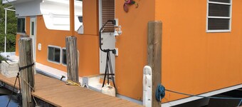 Adorable Houseboat on the river