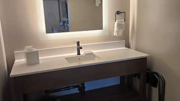 Free toiletries, hair dryer, towels, soap