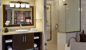 Hair dryer, towels, toilet paper