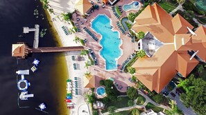Indoor pool, outdoor pool
