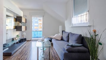 TV, DVD player, stereo