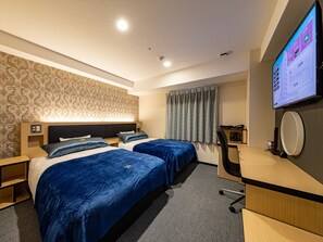 Down comforters, blackout drapes, soundproofing, free WiFi