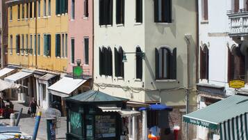 Blick von der Unterkunft