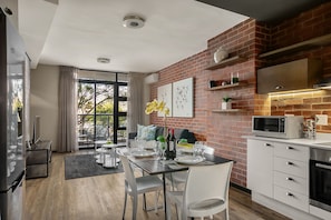 Apartamento premium | Área de estar