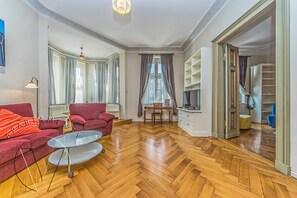 Leilighet | 2 soverom, strykejern/-brett, wi-fi (inkludert) og sengetøy