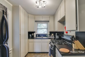 Let's eat!  Kitchen is equipped with all the essentials.