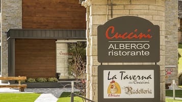 Entrée de l’hébergement