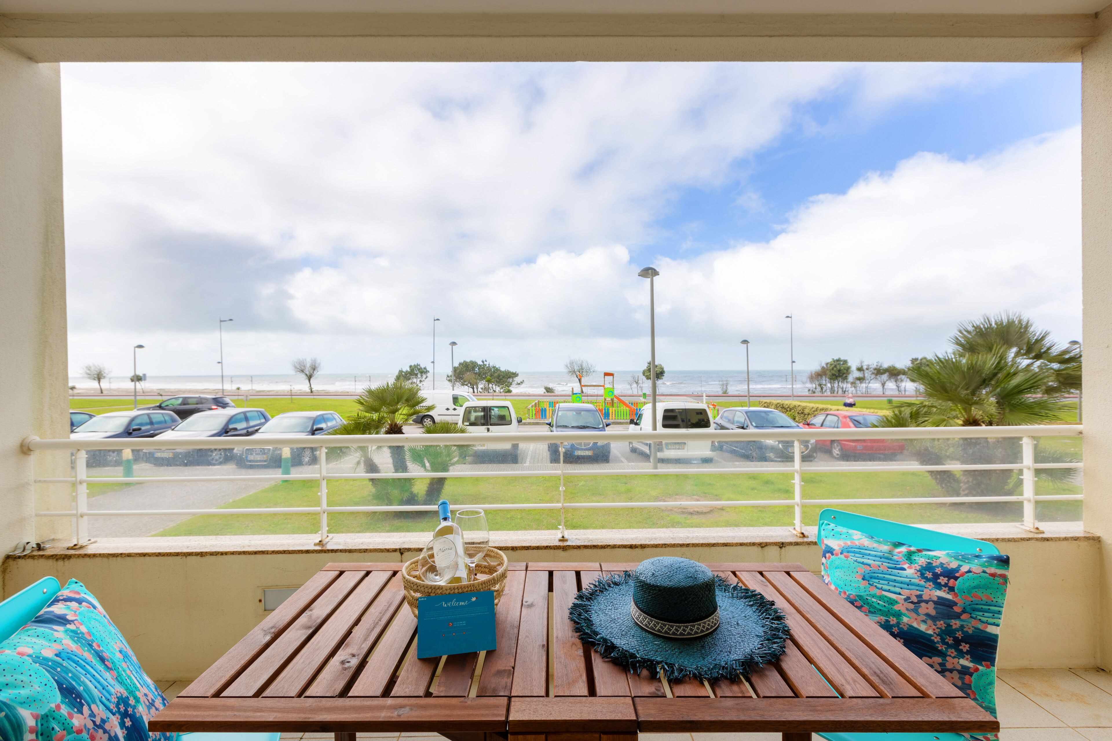 Leilighet, 2 soverom, havutsikt | Terrasse/patio