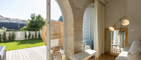 Studio, terrasse, vue sur le jardin | Jardin