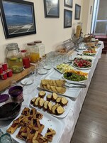 Petit déjeuner continental compris tous les jours