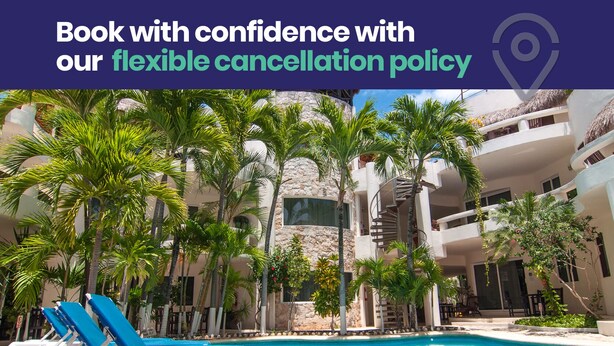Outdoor pool - Downtown Suite + Pool, Steps to Beach & 5th! (Playa del Carmen)