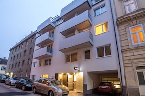Front of property – evening/night