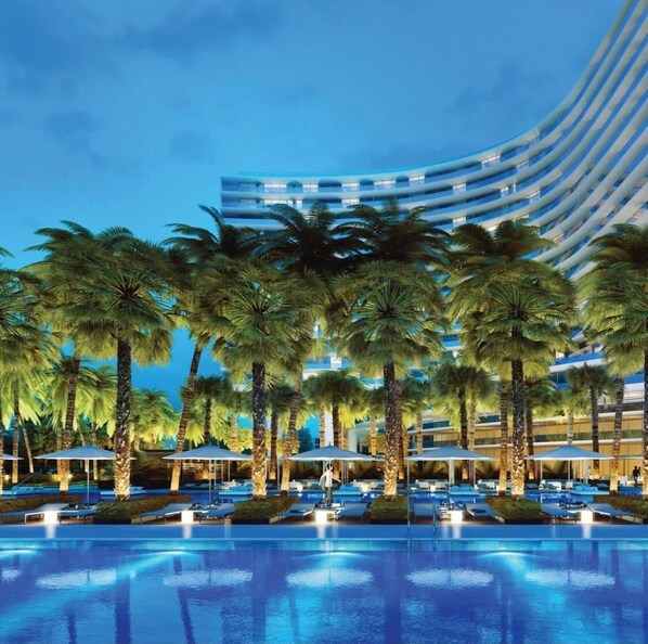 Outdoor pool - 6    casa Icacos muy cerca de la playa  con alberca  y terraza para carne asada (Aeropuerto)