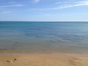 Beach nearby, sun-loungers