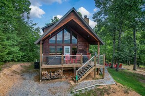Exterior - Hot Tub + Pool Table and Fire Pit - Mountain Views! (Sevierville)